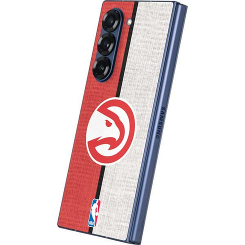 NBA Atlanta Hawks Canvas Galaxy Z Fold6 Skin