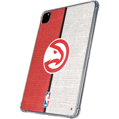 NBA Atlanta Hawks Canvas iPad Pro 11in (2024) Clear Case