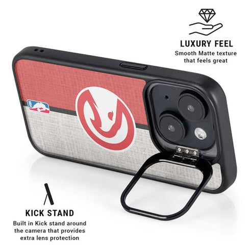 NBA Atlanta Hawks Canvas iPhone 13 Kickstand Case