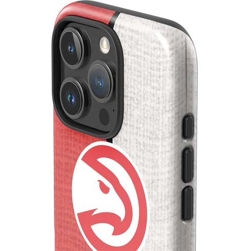 NBA Atlanta Hawks Canvas iPhone 16 Pro Impact Case