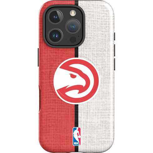 NBA Atlanta Hawks Canvas iPhone 16 Pro Magsafe Impact Case