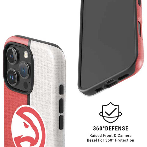 NBA Atlanta Hawks Canvas iPhone 16 Pro Magsafe Impact Case