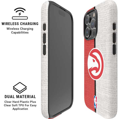 NBA Atlanta Hawks Canvas iPhone 16 Pro Magsafe Impact Case