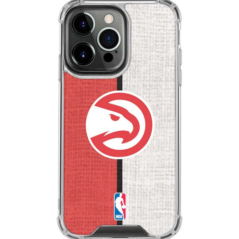NBA Atlanta Hawks Canvas iPhone 16 Pro Max Clear Case