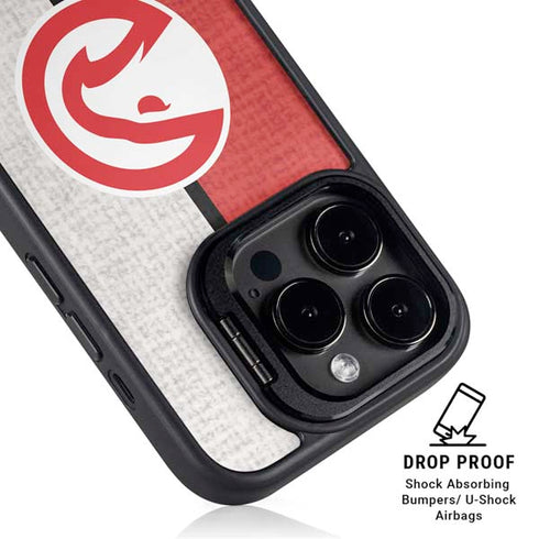 NBA Atlanta Hawks Canvas iPhone 16 Pro Max Kickstand Case