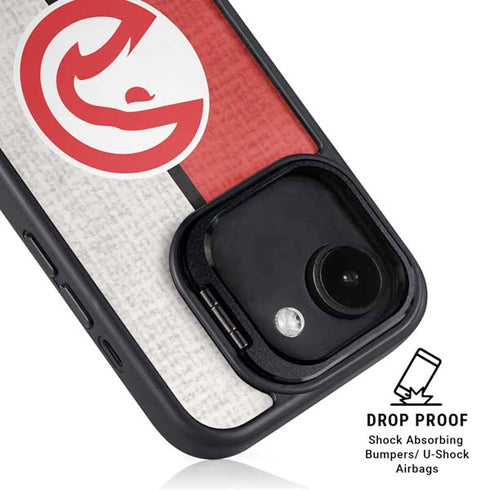 NBA Atlanta Hawks Canvas iPhone 16e Kickstand Case