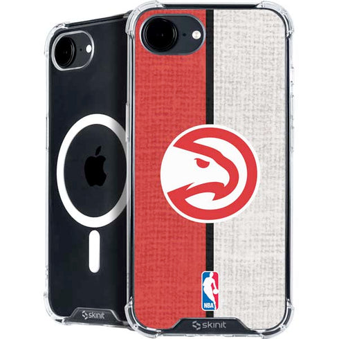 NBA Atlanta Hawks Canvas iPhone 16e MagSafe Case