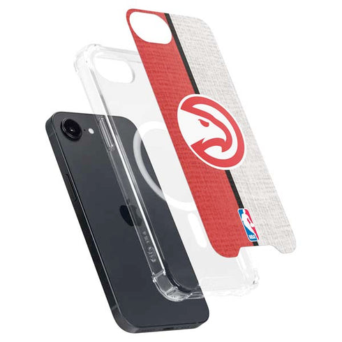 NBA Atlanta Hawks Canvas iPhone 16e MagSafe Case