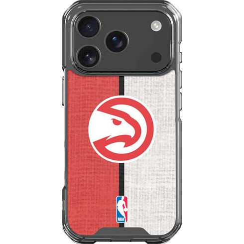 NBA Atlanta Hawks Canvas iPhone 18 Pro Clear Case
