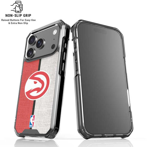 NBA Atlanta Hawks Canvas iPhone 18 Pro Clear Case