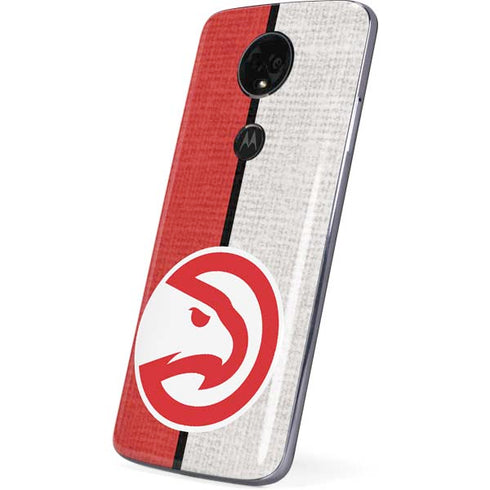 NBA Atlanta Hawks Canvas Moto E5 Plus Skin