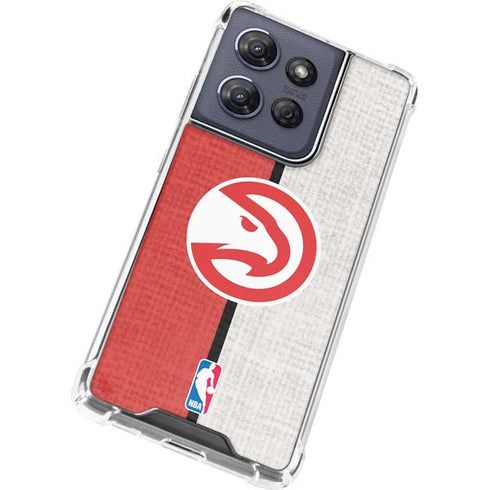 NBA Atlanta Hawks Canvas Moto G Play 5G (2025) Clear Case
