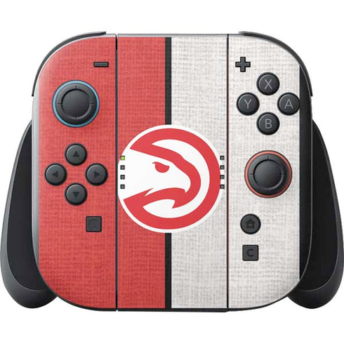 NBA Atlanta Hawks Canvas Nintendo Switch 2 (2025) with Joy-Con Skin