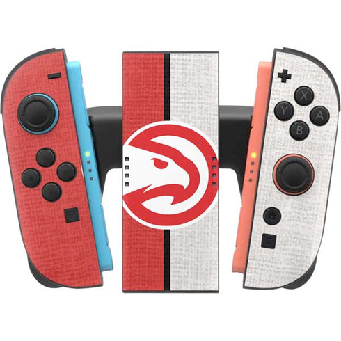NBA Atlanta Hawks Canvas Nintendo Switch 2 (2025) Joy-Con Controller Skin