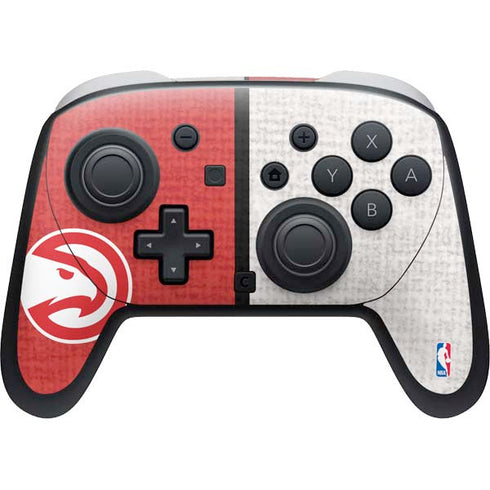 NBA Atlanta Hawks Canvas Nintendo Switch 2 (2025) Pro Controller Skin