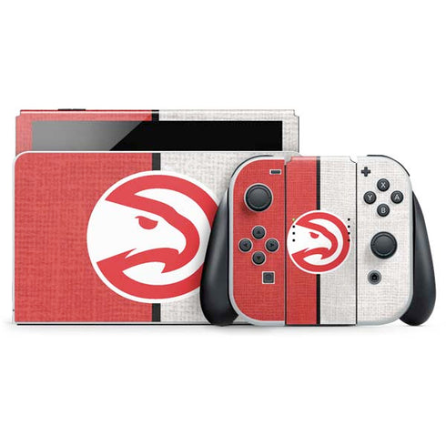 NBA Atlanta Hawks Canvas Nintendo Skins