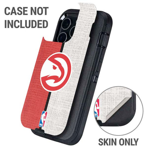 NBA Atlanta Hawks Canvas Otterbox Defender iPhone Skin