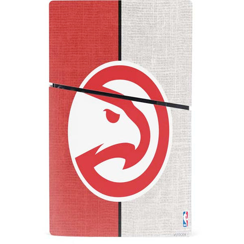 NBA Atlanta Hawks Canvas PS5 Slim Digital Edition Console Skin
