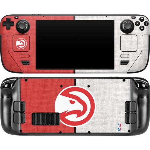 NBA Atlanta Hawks Canvas Steam Deck Handheld Gaming Computer OLED Skin