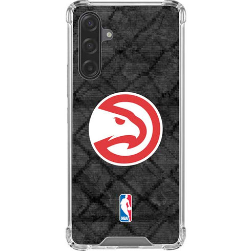 NBA Atlanta Hawks Dark Rust Galaxy A17 Clear Case