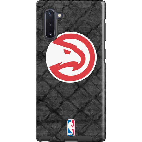 NBA Atlanta Hawks Dark Rust Galaxy Cases