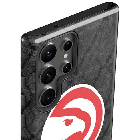 NBA Atlanta Hawks Dark Rust Galaxy S23 Ultra Pro Case