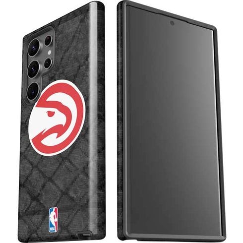 NBA Atlanta Hawks Dark Rust Galaxy S23 Ultra Pro Case
