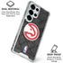 NBA Atlanta Hawks Dark Rust Galaxy S25 Ultra Clear Case