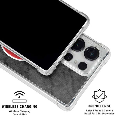 NBA Atlanta Hawks Dark Rust Galaxy S26 Ultra Clear Case