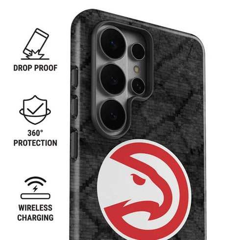 NBA Atlanta Hawks Dark Rust Galaxy S26 Ultra Impact Case
