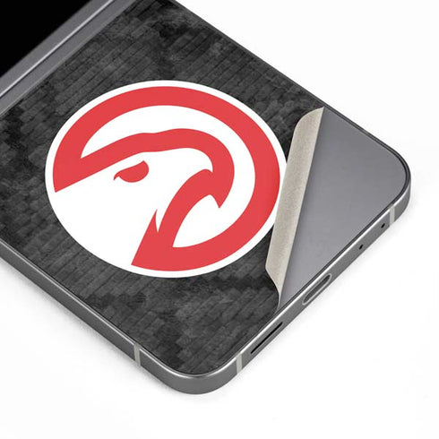 NBA Atlanta Hawks Dark Rust Galaxy Z Flip6 Skin