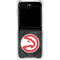 NBA Atlanta Hawks Dark Rust Galaxy Z Flip6 Clear Case