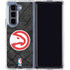NBA Atlanta Hawks Dark Rust Galaxy Z Fold5 5G Clear Case