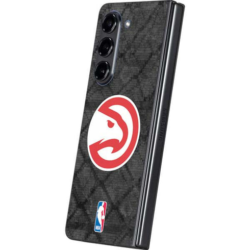 NBA Atlanta Hawks Dark Rust Galaxy Z Fold5 5G Skin