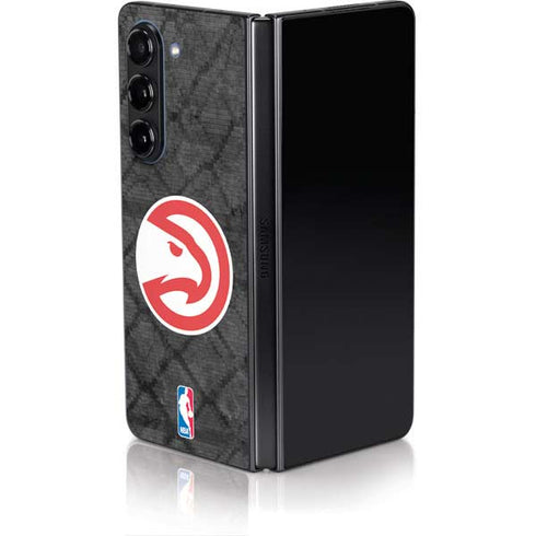 NBA Atlanta Hawks Dark Rust Galaxy Z Fold5 5G Skin