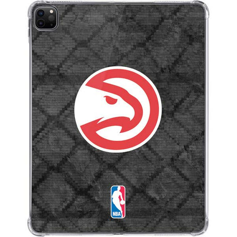 NBA Atlanta Hawks Dark Rust iPad Pro 11in (2024) Clear Case