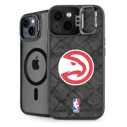 NBA Atlanta Hawks Dark Rust iPhone 14 Plus Kickstand Case