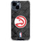 NBA Atlanta Hawks Dark Rust iPhone 15 Clear Case