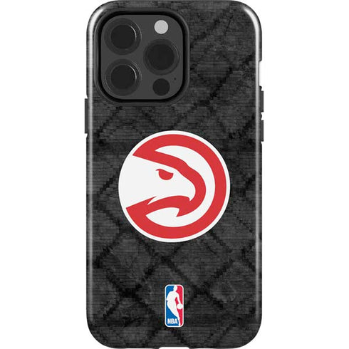 NBA Atlanta Hawks Dark Rust iPhone 15 Pro Impact Case