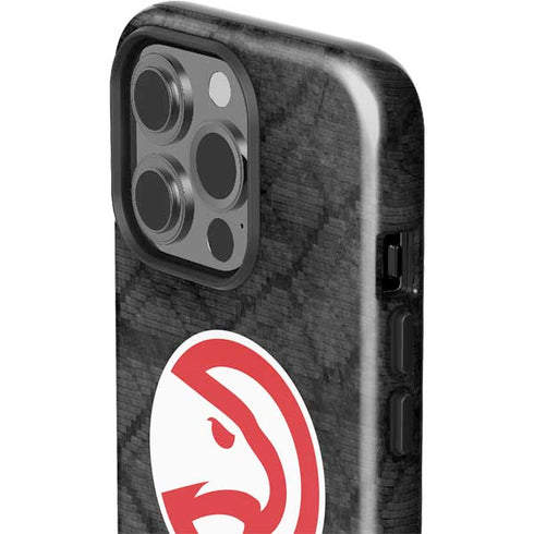 NBA Atlanta Hawks Dark Rust iPhone 15 Pro Impact Case