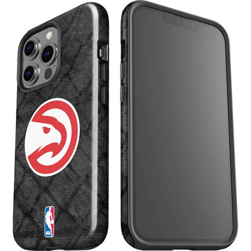 NBA Atlanta Hawks Dark Rust iPhone 15 Pro Impact Case