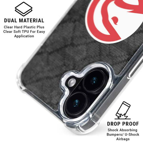 NBA Atlanta Hawks Dark Rust iPhone 16 MagSafe Case