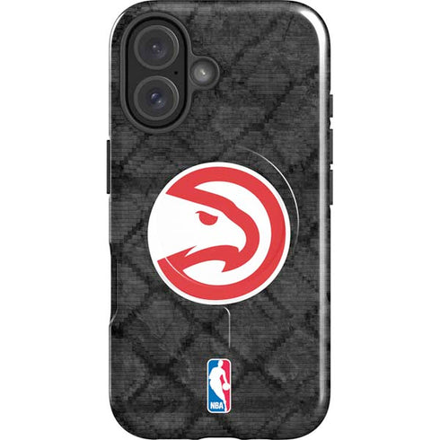 NBA Atlanta Hawks Dark Rust iPhone 16 Magsafe Impact Case