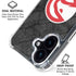 NBA Atlanta Hawks Dark Rust iPhone 16 Plus Clear Case