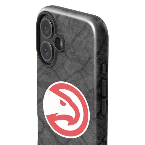 NBA Atlanta Hawks Dark Rust iPhone 16 Plus Impact Case