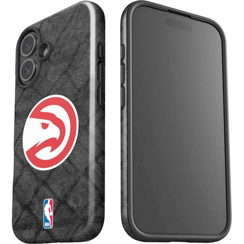 NBA Atlanta Hawks Dark Rust iPhone 16 Plus Impact Case
