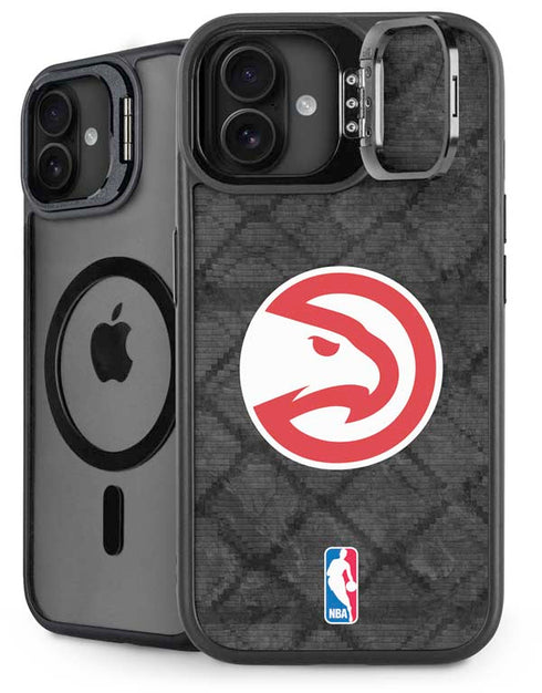 NBA Atlanta Hawks Dark Rust iPhone 16 Plus Kickstand Case