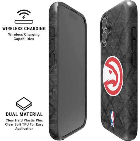 NBA Atlanta Hawks Dark Rust iPhone 16 Plus Magsafe Impact Case