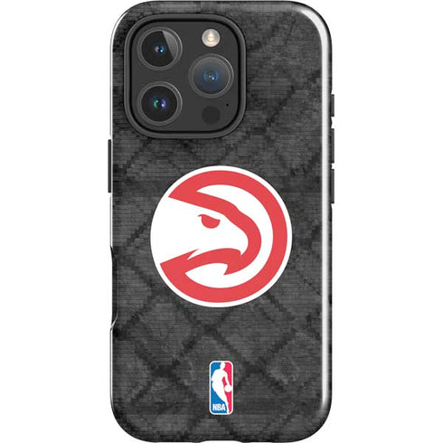 NBA Atlanta Hawks Dark Rust iPhone 16 Pro Impact Case