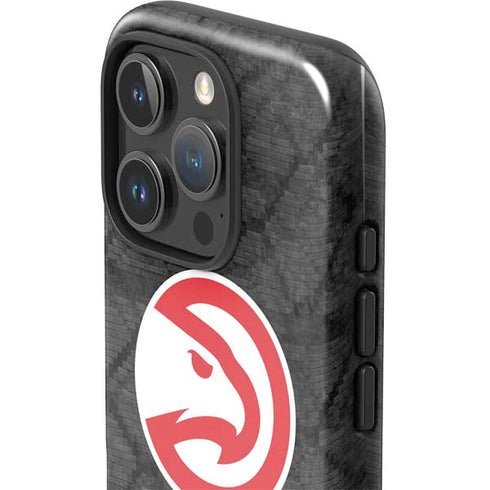 NBA Atlanta Hawks Dark Rust iPhone 16 Pro Impact Case